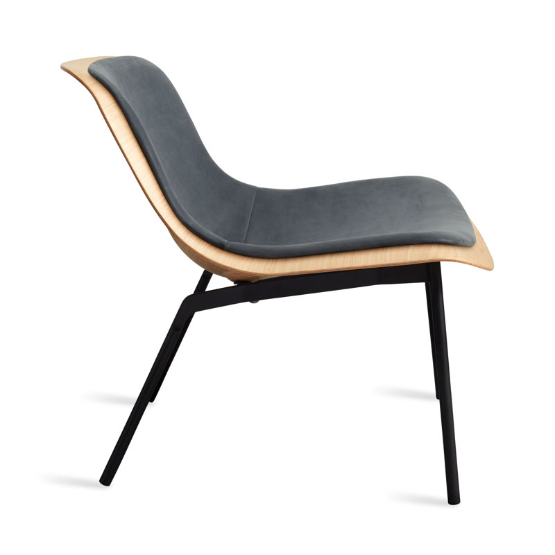 Nonesuch Lounge Chair, Ink Genuine Leather