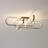 4-Light 31.5Inch Modern LED Flush Mount Ceiling Fixture Warm Light Switch Dimmable
