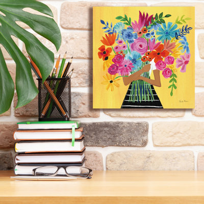 'A Bunch Of Flowers 3' by Farida Zaman Wall Art