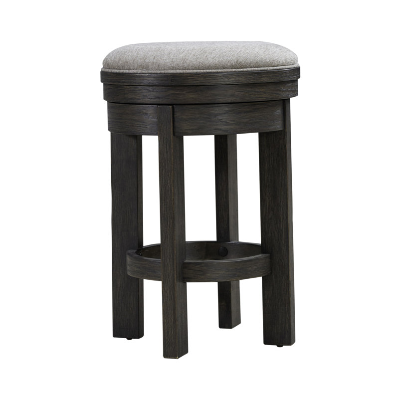 Aslaug Barrett Uph Swivel Console Stool