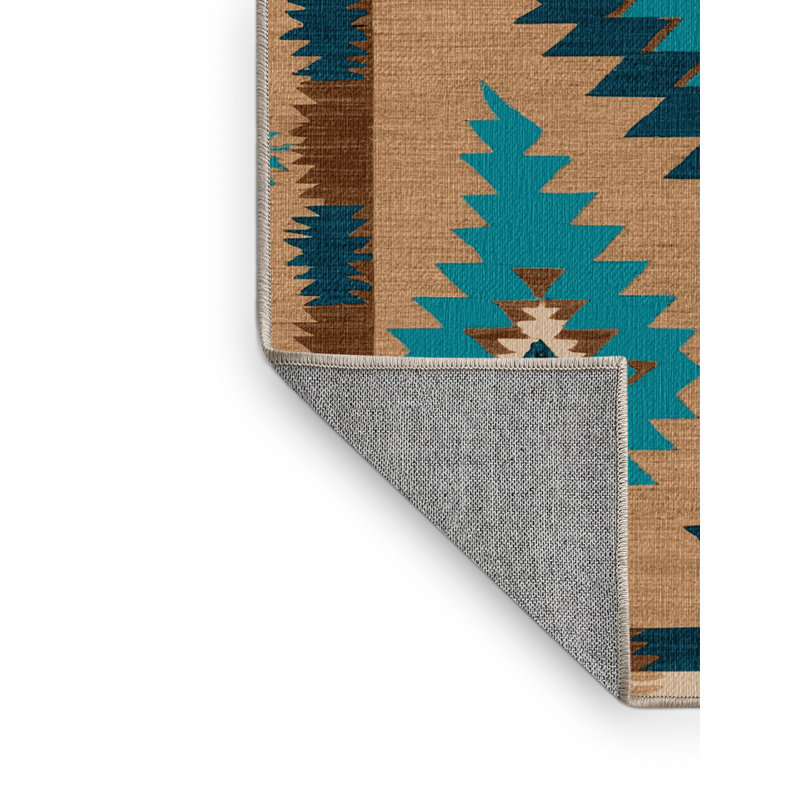  Tapis lavable chouette du sud-ouest, Rectangulaire 2 pi x 3 pi