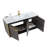 48'' Single Bathroom Vanity with Vitreous China Top-289511503-289511493