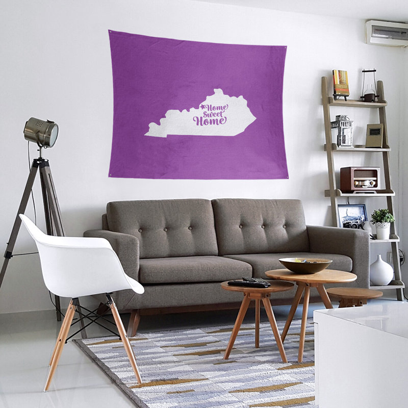 Tapisserie murale louisville doux pour la maison, H 27,5 po x l 37,5 po, Violet