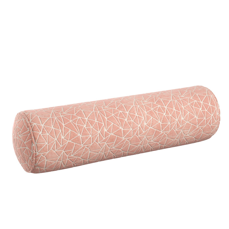 Coussin Milton, H 9 po x l 48 po, Rose
