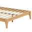Structure de lit plateforme en bois de bambou massif-587884509