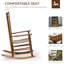 Chaise berçante à haut dossier Traditional-2008866538