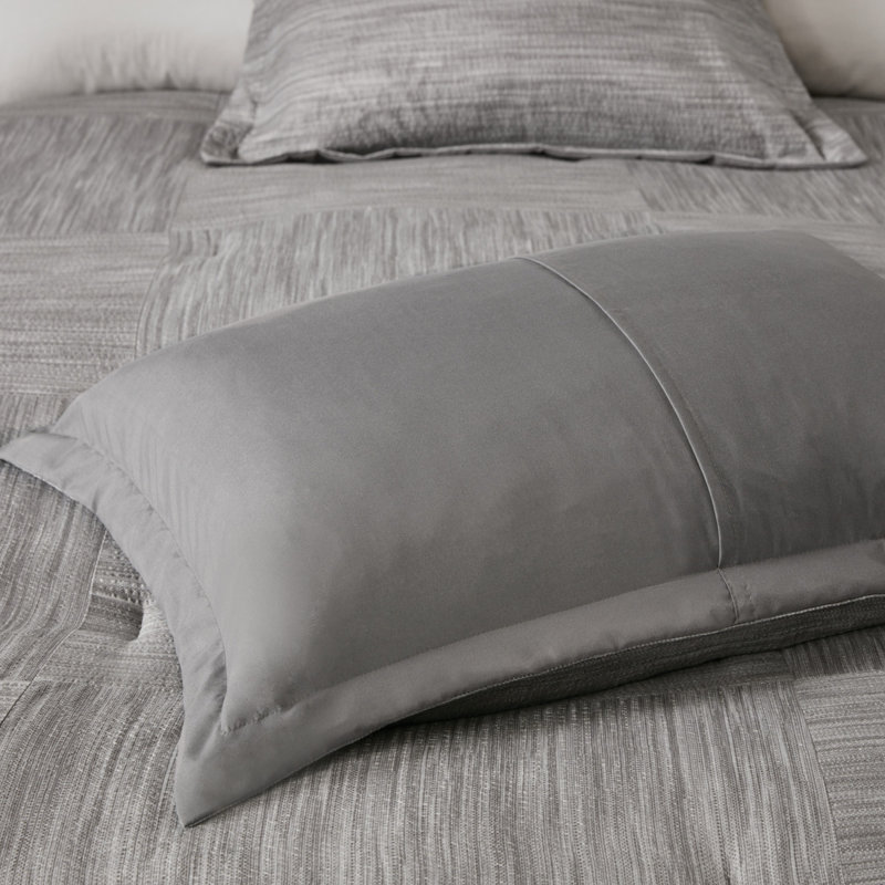 Ensemble de literie pour grand lit, polyester Seersucker Modern Home Comfort