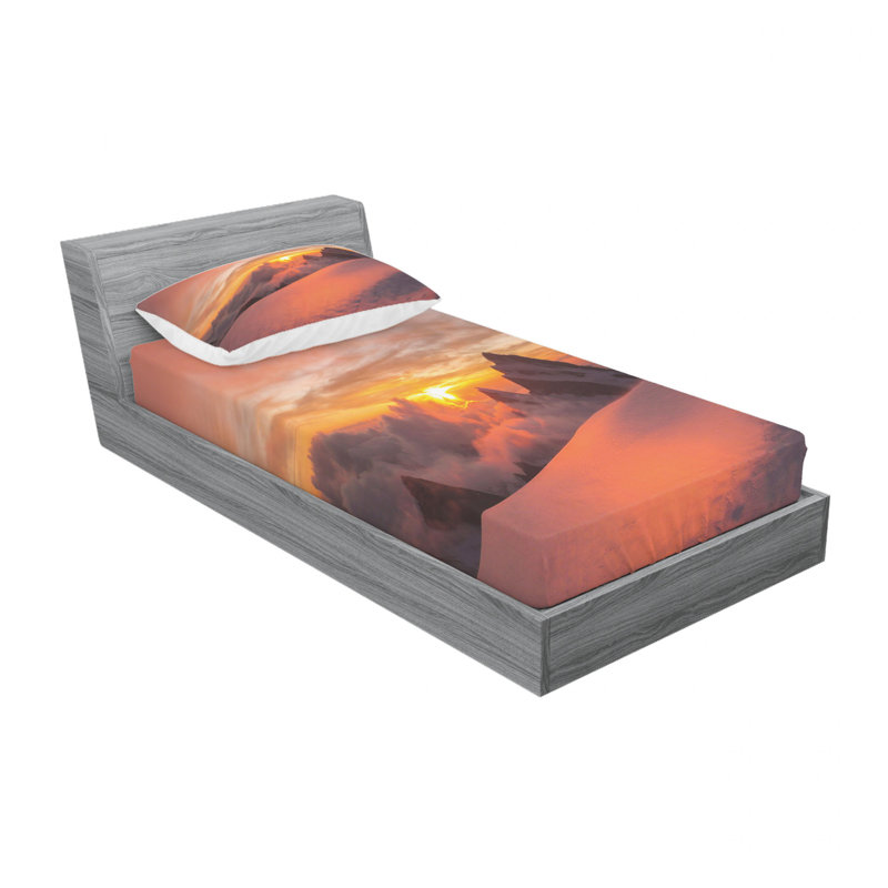 Microfiber Sheet Set, Twin XL Sheet Set with Fitted Sheet