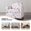 Fauteuil rembourré pivotant-400784193