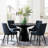 Diartis Round Solid Wood Base Dining Table-360689247
