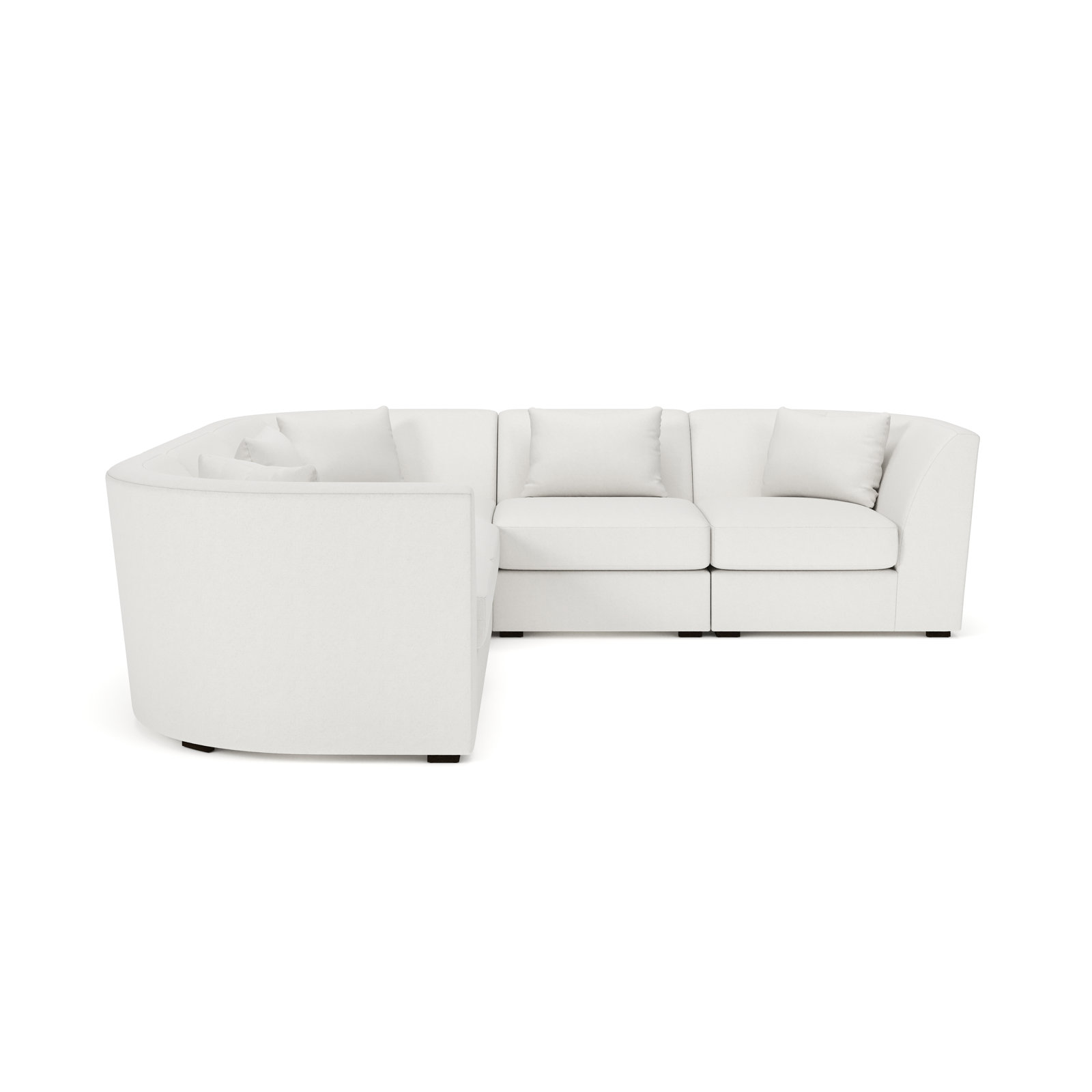 Krista Modular Sectional, Macarena Beige Basketweave