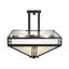 Prairie 4 - Light Semi Flush Mount