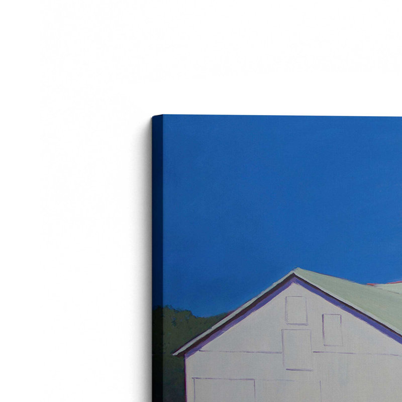 «Lonely Barn» par Carol Young, reproduction d'art sur toile, H 12 po x l 16 po