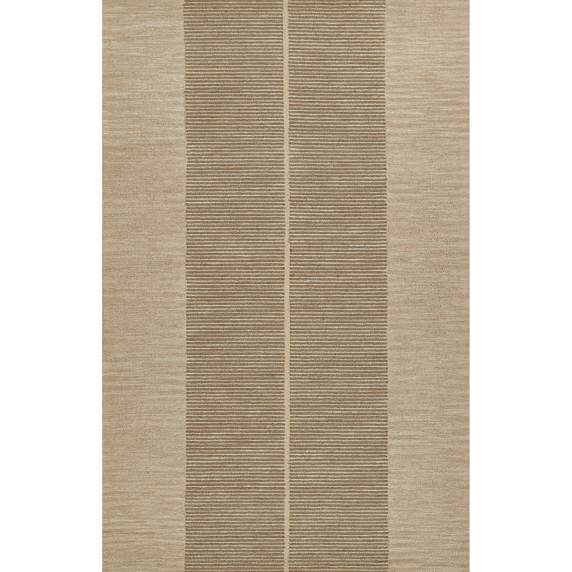 Hand Tufted Wool Beige Rug, Rectangle 3'6" x 5'6"