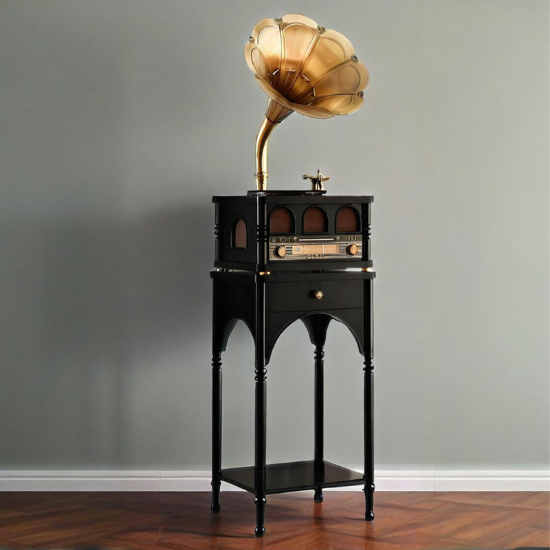 Phonographe intégré 67,72 po H 67,72 po