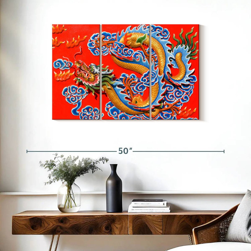 Brampt Dragon Chinese, 24" H x 38" W