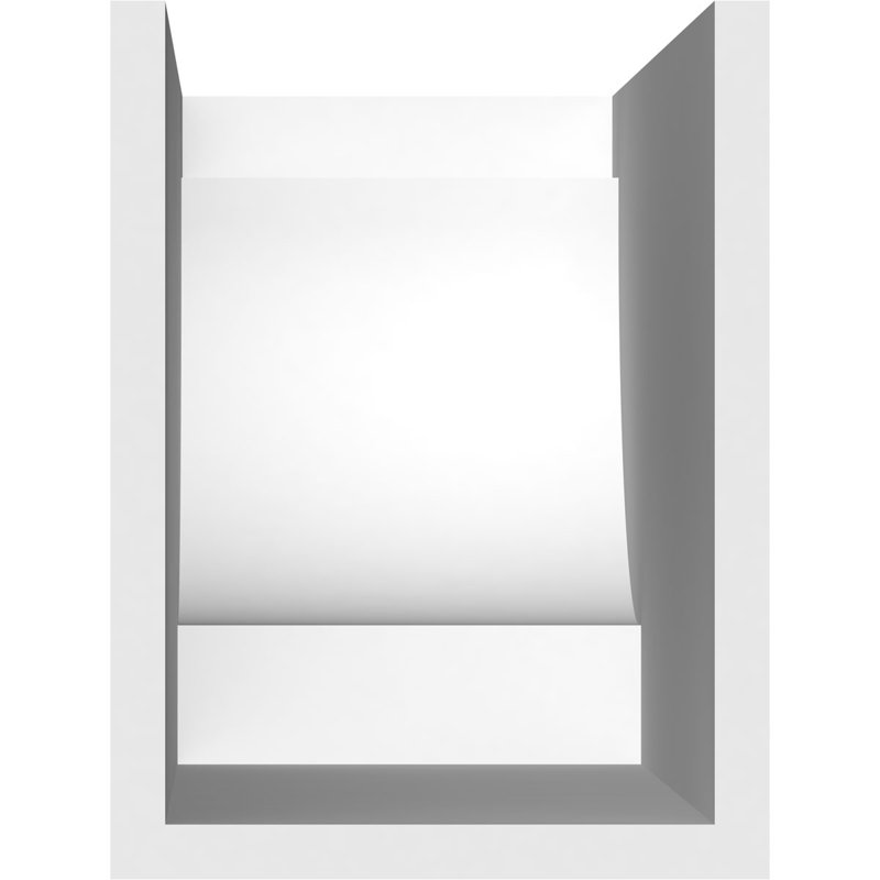 6"W x 8"H x 20"L Standard Alpine Architectural Grade PVC Rafter Tail, 8"H x 6"W x 20"D