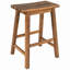 Tabourets de cuisine en bois à hauteur de comptoir 2 pièces Farmhouse Rustic