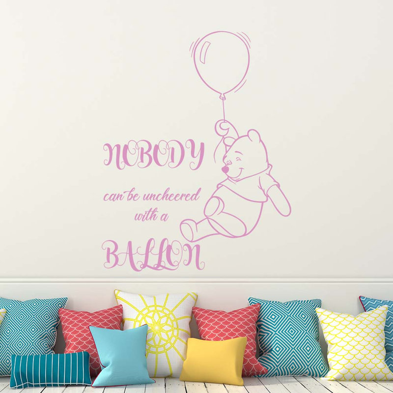 Décalcomanie murale winnie classic the pooh, Lilas