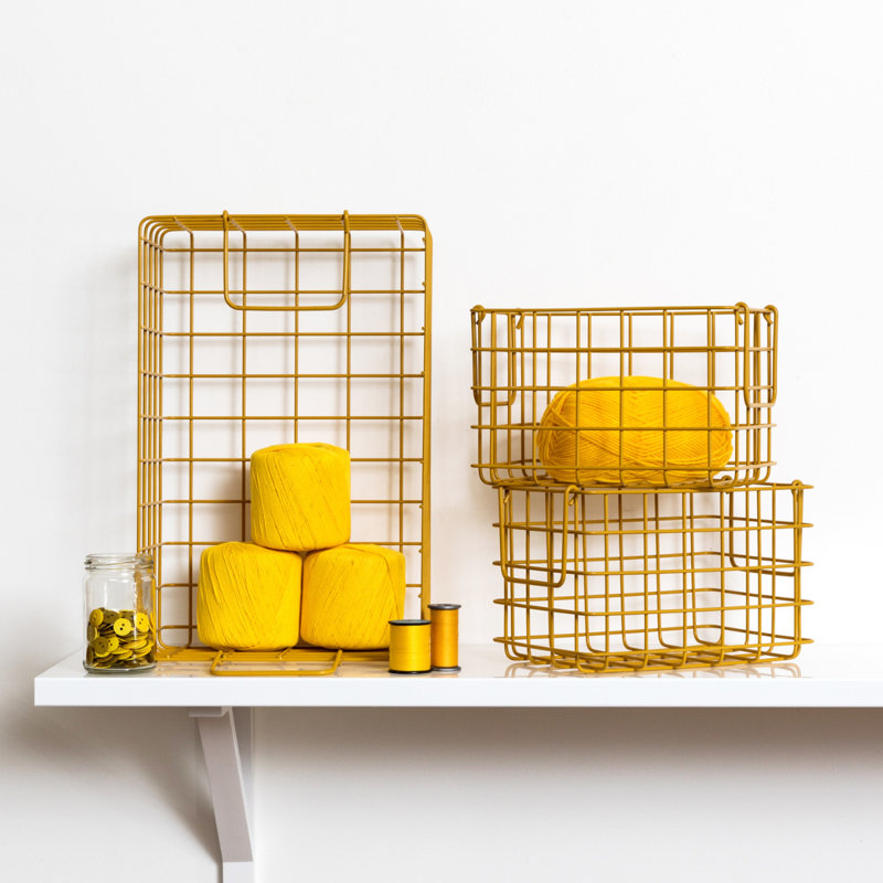 Organize + Display Box Set, Mustard