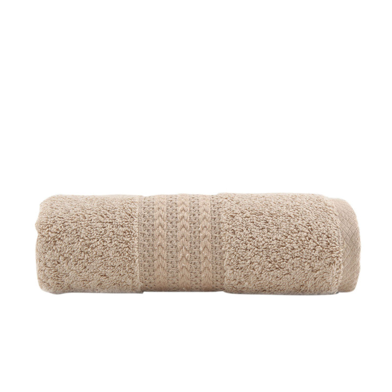 Soft & Absorbent Wash Towel, 100% Cotton, 11.8 x 19.7 inches | 500 g/m² | Machine Washable at 104°F | Elegant Beige Color | Ideal for Home, Spa, and Gym Use | Luxurious Comfort and Durability