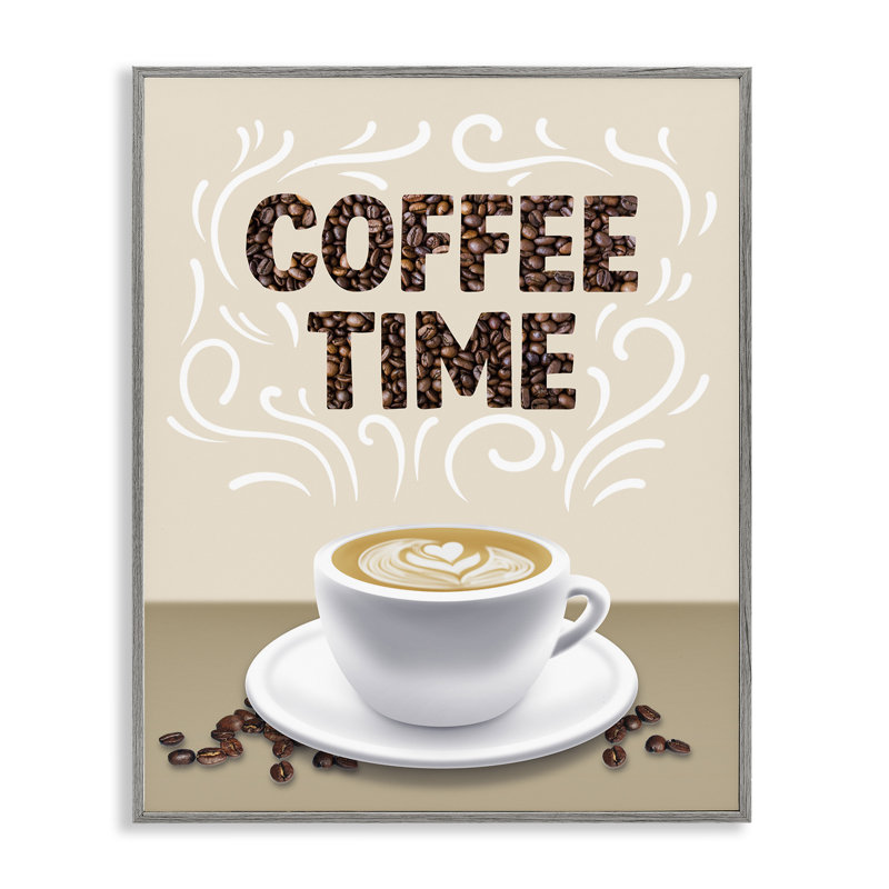 Giclée encadrée Traditional Coffee Time Brew, design par Marcus Prime, Estampe numérique Farmhouse, H 30 po x l 24 po