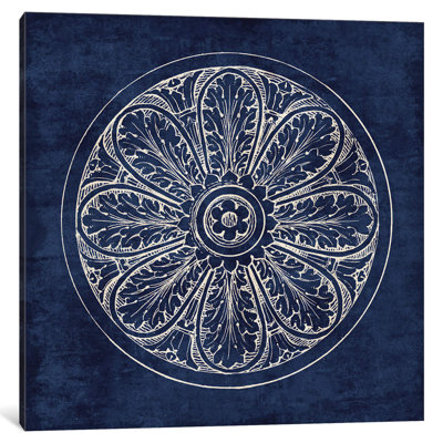 Rosette VIII 1 Piece Wall Art on Canvas