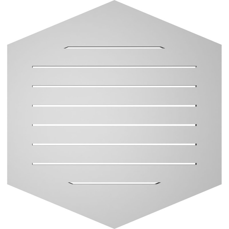 Pente verticale verticale en uréthane 5 pi, H 1 po x l 30 po x L 32 po