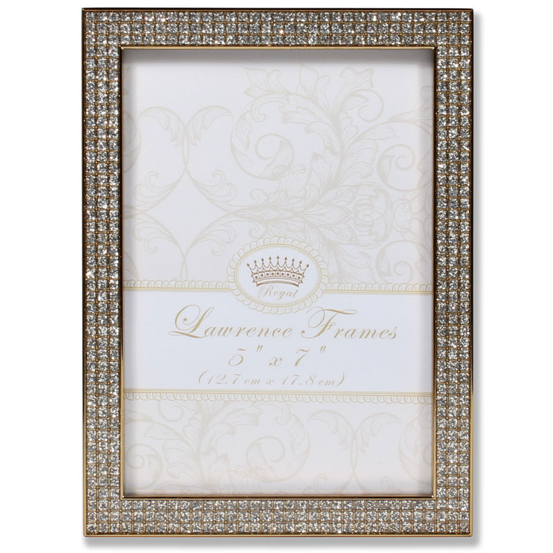 Cadre photo en métal turner paillettes Barberton, 5 po x 7 po