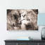 Pair Of Loving Lions - Wrapped Canvas-55311332