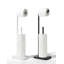 HDTY5555 Square Base Toilet Tissue Paper Roll Holder Stand with Reserve-79137419