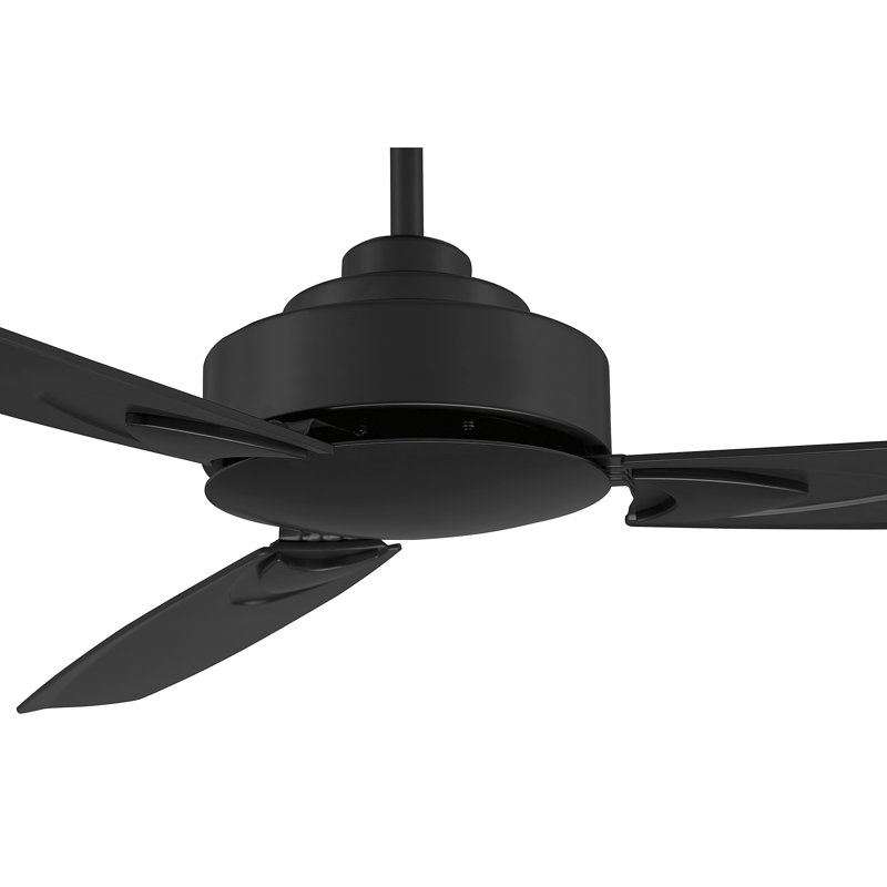 Ohare 58'' Ceiling Fan in Matte Black, Matte Black
