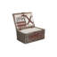 Wicker 2 Person Fitted Chiller Picnic Hamper