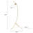 59.83'' Brushed Brass Arched Floor Lamp