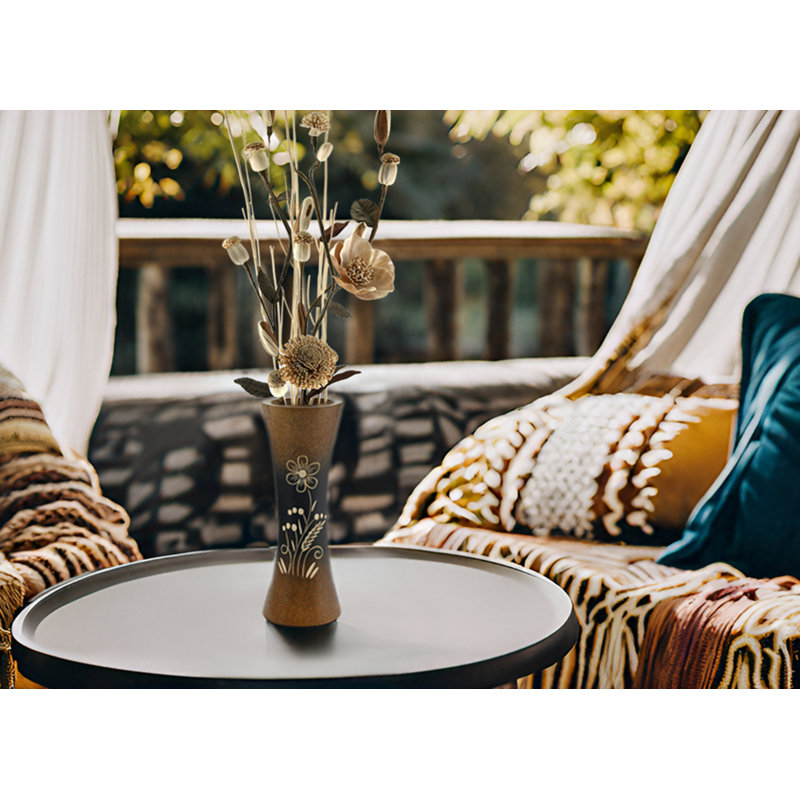 Handmade Wood Table Vase