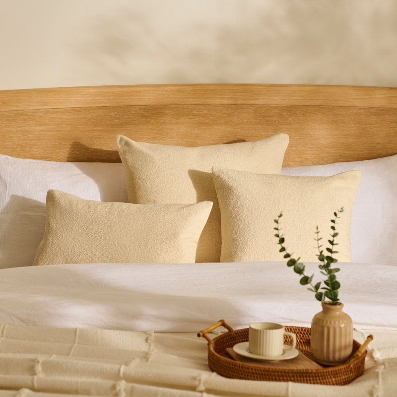 Textured Cushion Cover - Clay, Square 45cm