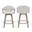 Tabouret de bar rotatif 26 po Mid-Century-1783811490