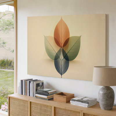Impression sur toile murale moderne abstraite minimaliste inspirée de la nature pour salon, chambre à coucher, bureau, couloir, vestibule, galerie murale et décoration intérieure moderne
