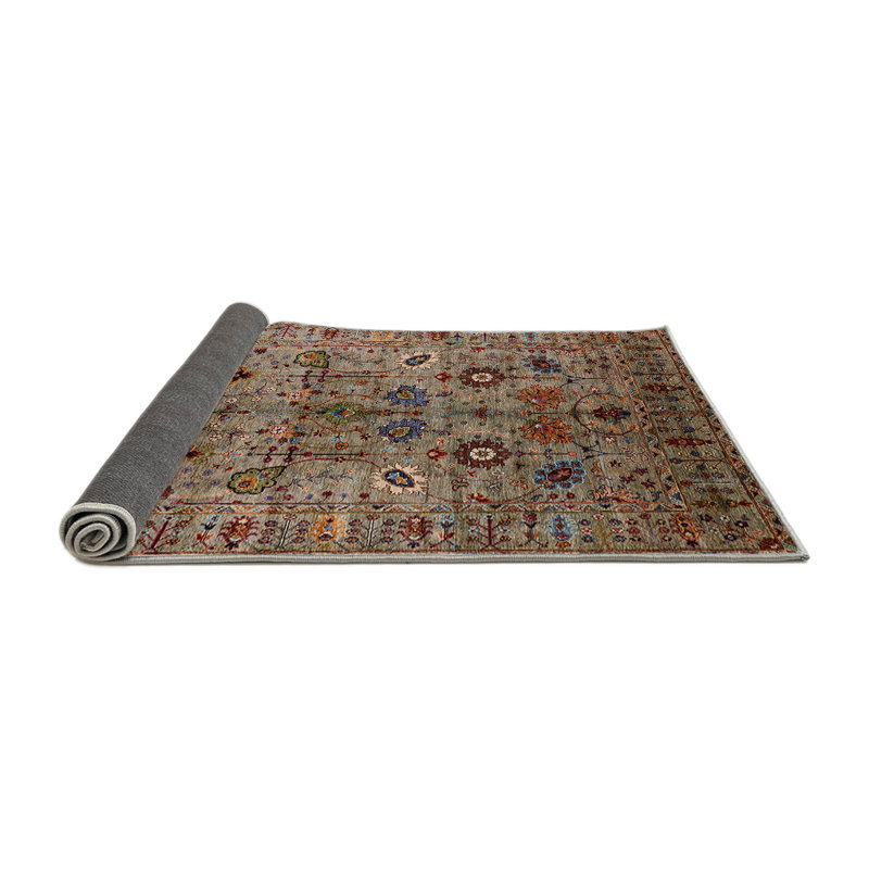 Tapis oriental gris Galnares, Rond 8 pi