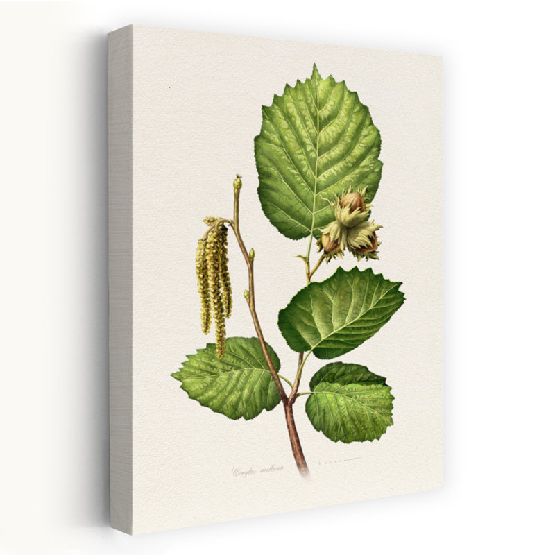 Art contemporain contemporain avec fleurs de bouleau, H 60 po x l 40 po