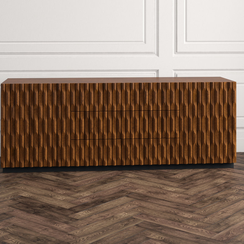 Alameda 81.5'' W Solid Wood Sideboard