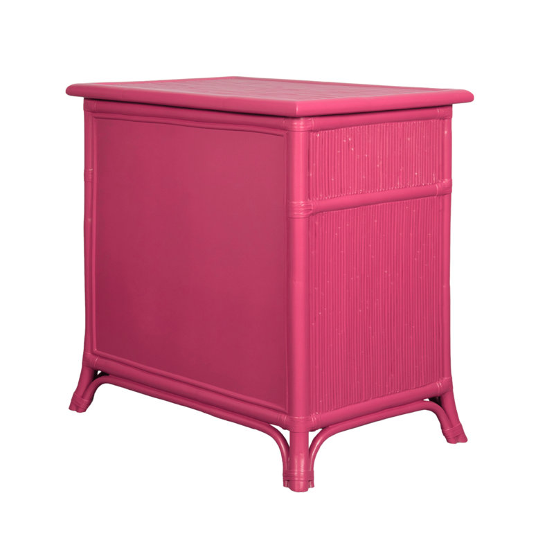 4 - Drawer Nightstand, Hot Pink
