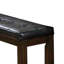 Banc rembourré en similicuir Leddy, banc de bout de lit, banc d'entrée-951796021