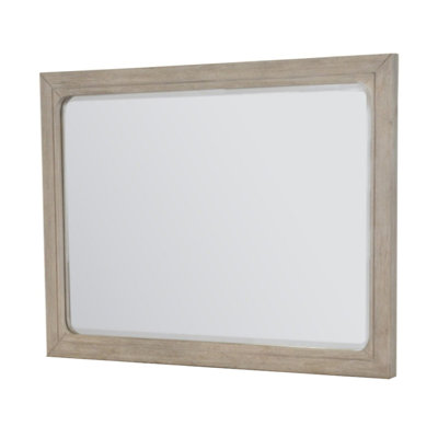 Cape May - Rectangular Dresser Mirror - Glazed Driftwood Finish