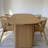 Burlywood Oval Solid Wood Dining Table-1181508700