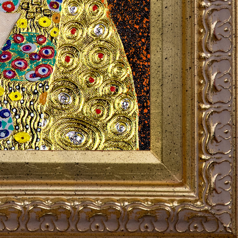 Peinture sur toile "The Kiss" par Gustav Klimt, 8" x 10", Élégant