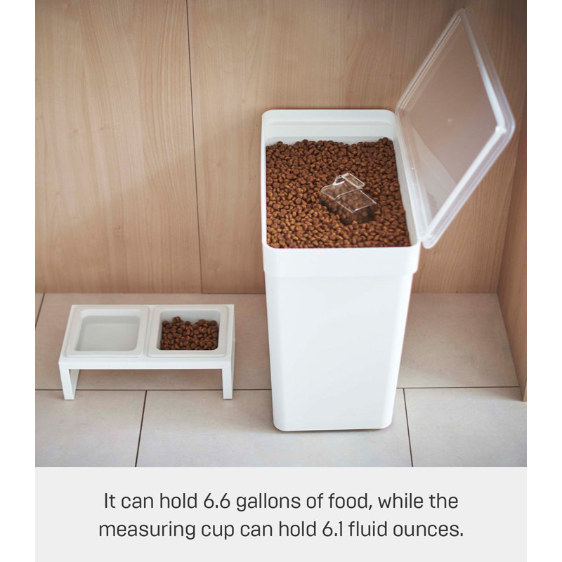 Airtight Container Metal Storage Bins For Pet Food Cat Food