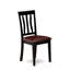 L'ensemble de mobilier de salle à manger 5 pièces comprend une table de cuisine ronde avec Dropleaf et 4 chaises de salle à manger rembourrées en similicuir de 42 po x 42 po, noir et cerise-823366000-823366001-884979590