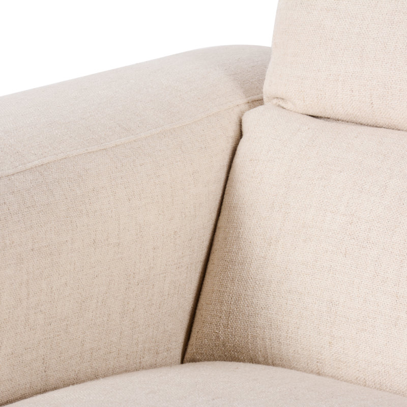Radley 3 - Piece Upholstered Sectional, Left Hand Facing, Antigo Natural Polyester Blend