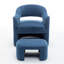 Fauteuil demi-tonneau avec repose-pieds-1459439862